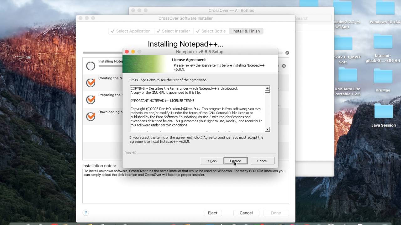 Install Notepadd ++ For Mac